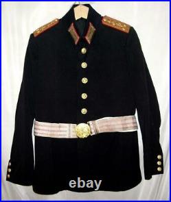 Rare WWII Bulgarian royal army parade uniform tunic with belt Infantry colonel