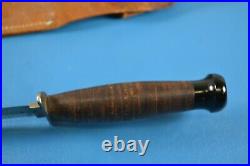 Rare WWII CASE XX Combat Utility Knife Dagger with Leather Sheath