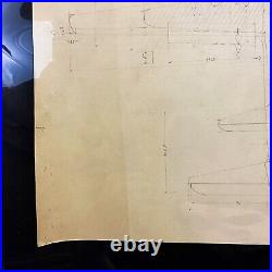 Rare WWII Early Design Boeing B-29 Superfortress Bomber Blueprint Named Relic