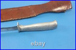 Rare WWII Frank Barteaux Custom Commando Knife Aluminum Handle + Sheath