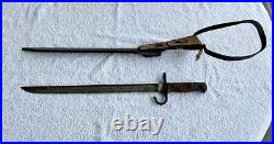 Rare WWII Japanese Type 30 Bayonet + Scabbard