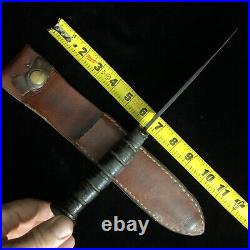 Rare WWII Red Spacer USN Mk2 Fixed Blade Fighting Knife Robeson Shuredge