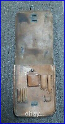 Rare WWII Russian Soviet Leather Map Document Case WW2 #209