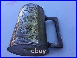 Rare WWII Souvenir Mug Tankard Trench Art Made in Egypt by Granger History