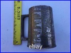 Rare WWII Souvenir Mug Tankard Trench Art Made in Egypt by Granger History