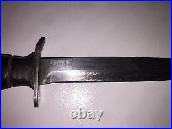 Rare WWII US Army M3 Imperial fighting knife with correct M8 scabbard