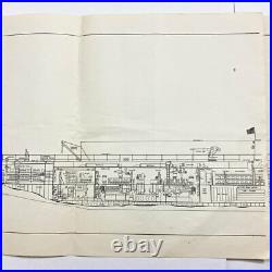 Rare WWII USN'RESTRICTED' 1942 Dated US Navy Typical Submarine Blueprint