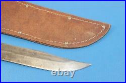Rare WWII Williams Cutlery Co. Fighting Utility 6 Knife 1st Variation + Sheath