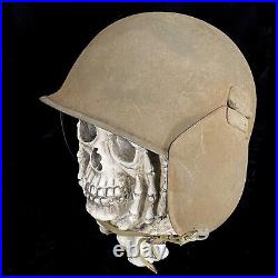 Rare WWII period USAAF Army Air Corps Bomber Bombardier M3 flak helmet & Liner
