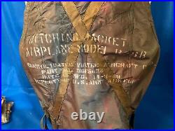 Rare Ww2 Wwii 1948 B36b Property Of Usaaf Airplane Ditching Jacket Vest