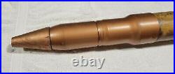 Rare Wwii 3 Inch Mark 6 Wood Wooden Cannon Artillery Shell Practice Round
