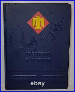 Rare Wwii 45th Infantry Division Hard Cover Campaign Book Printed 1946 Very Nice