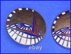 Rare Wwii U. S Army Air Corps Air Ferrying Command Insignia DI Pb Copper Wing Dui