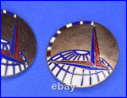 Rare Wwii U. S Army Air Corps Air Ferrying Command Insignia DI Pb Copper Wing Dui