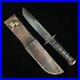Rare early WWII USMC Pal red spacer kabar mk2 fighting knife W Sheath Parkerized