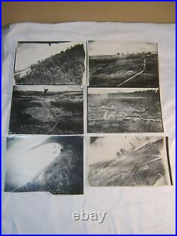 Reconnaissance Rare Wwii Military Ww2 Photos Lot Of 6 Vintage Original T
