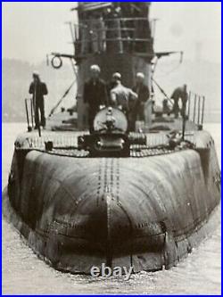 Restored Rare World War II U. S. Navy Submarine Light Brass U. S. N