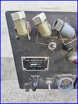 Super Rare Vintage Wwii Bomber Loran Navigation Aid Mark I Receiver R-9b/apn-4