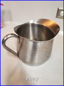 USMC US Marine Corps WWII WW2 Stainless Steel 1 Gallon Water Pitcher Very Rare