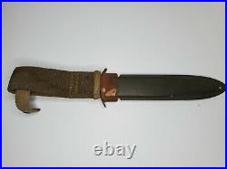 VERY RARE U. S M3 R. C. CO Trench Knife Vintage WWII Military Militaria