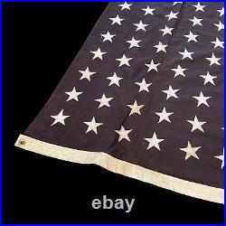 VERY RARE! WWII 1942 Camp Campbell US Ensign 48 Star Flag Armored Infantry POW