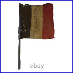 VERY RARE! WWII Bourges France Hand Sewn September 1944 French Liberation Flag 2