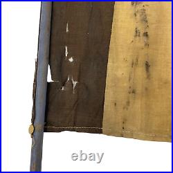 VERY RARE! WWII Bourges France Hand Sewn September 1944 French Liberation Flag 2