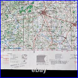 VERY RARE! WWII Operation Overlord D-Day Utah Beach Ravenoville U. S. Combat Map