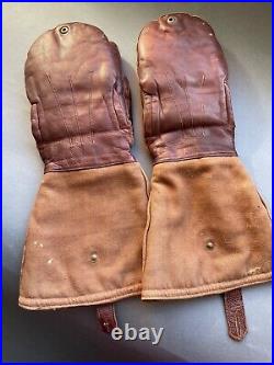 VERY RARE WWII Original RKKA winter aviators pilot gloves