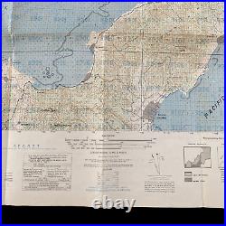 VERY RARE! WWII SECRET D-Day Battle of Okinawa U. S. Air and Gunnery Target Map 2