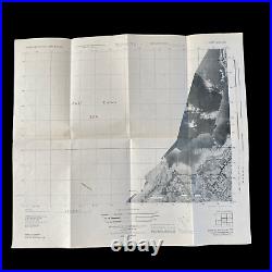 VERY RARE! WWII SECRET D-Day Battle of Okinawa U. S. Air and Gunnery Target Map 8
