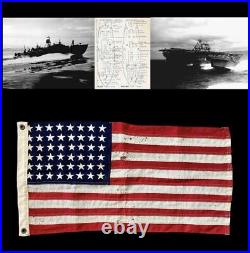 VERY RARE! WWII U. S. NAVY SMALL BOAT No. 12 Ensign Patrol Torpedo Boat Flag