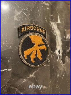 VINTAGE US AIRBORNE PATCH 1940's WWII EXCELLENT CONDITION RARE AUTHENTIC