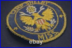Very RARE WWII Era CAMP SHELBY Mississippi Twill Patch U. S. Army 442nd WAC