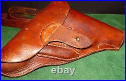 Very RARE WWII Japanese Type 10 Flare Gun Holster Complete with Shoulder Strap