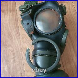 Very Rare Item! Original Luftwaffe Rubber German Wh Gas Mask With Filter Ww2