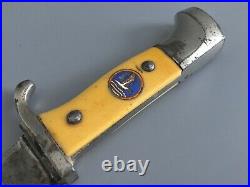 Very Rare! Original Dutch WWII NJS Nationale Jeugdstorm Dagger Knife C. Eickhorn