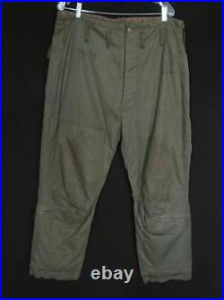 Very Rare Vintage 1940's Type A-9 U. S. Army Airforce Heavy Flight Pants Size 40