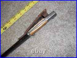 Very Rare WW1 WW2 German Trench Knife, Stag Grips, w Sheath- EICKHORN