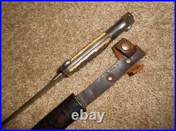 Very Rare WW1 WW2 German Trench Knife, Stag Grips, w Sheath- EICKHORN