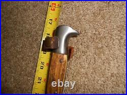 Very Rare WW1 WW2 German Trench Knife, Stag Grips, w Sheath- EICKHORN