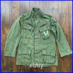 Vietnam 70s Tropical Combat Coat Poplin DSA 100 Jungle Jacket OG107 WWII Rare
