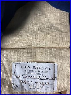 Vintage 1939 USMC US Marine Corps Blues Wool Dress Pants Military Rare