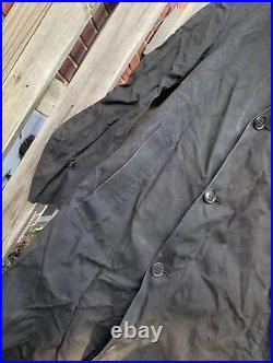 Vintage 1941's WWII USN US Navy Trench Coat Raincoat. Rare