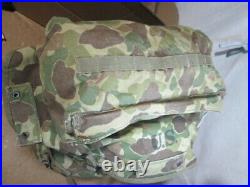 Vintage 1943 WWII USMC US MARINE CORPS Jungle Camo Pack Backpack Rucksack. Rare