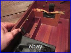 Vintage RARE WWII US Military Air Force Sextant Aircraft Periscopic Wood Case