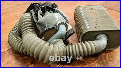 Vintage RARE WWII US United States Gas Mask with Original Bag Military Gear WW2