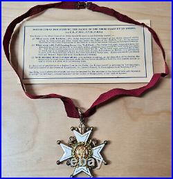 Vintage & Rare Honourable Order Of The Bath C. B. Cased Medal Set 1960 Award