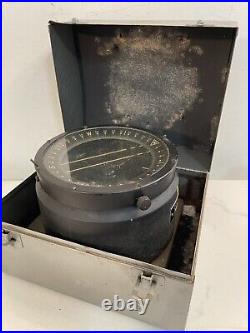 Vintage Rare WWII USAF B-17 Bomber Compass Type D-12 Bendix Aviation 6 Face