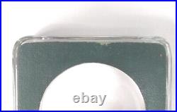 Vintage WWII V Mail Reader Military Glass Magnifier Felt 3.5x3.5 Rare
